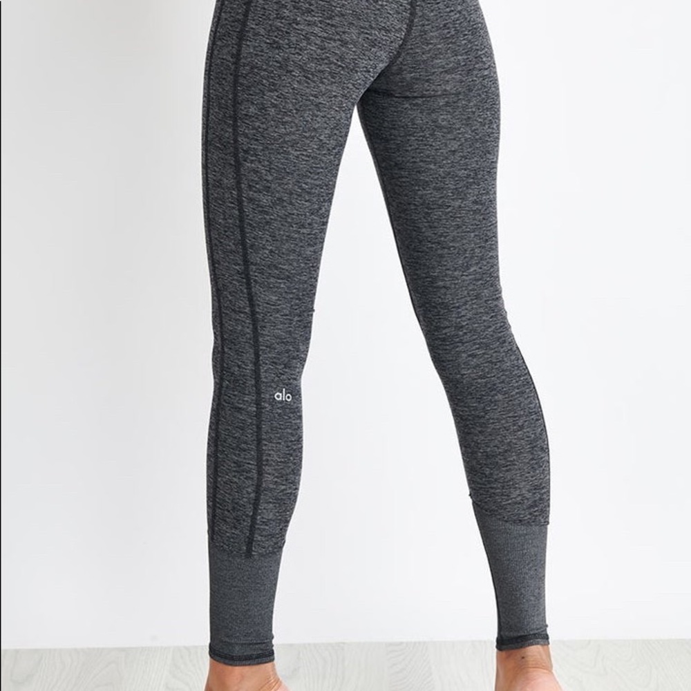 Alo Yoga Lounge legging (dark grey heather, SMALL)